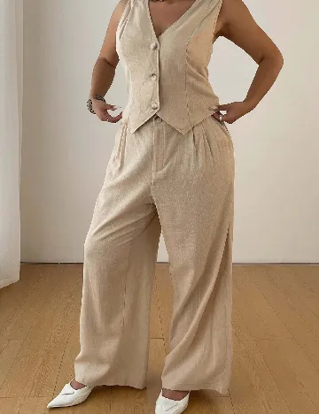 Compleu SHEIN CURVE, crem