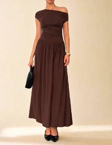 Rochie lunga SHEIN, maro