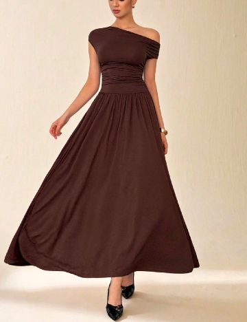 Rochie lunga SHEIN, maro