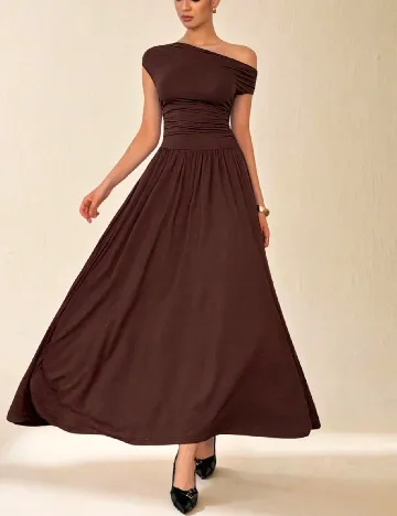 Rochie lunga SHEIN, maro