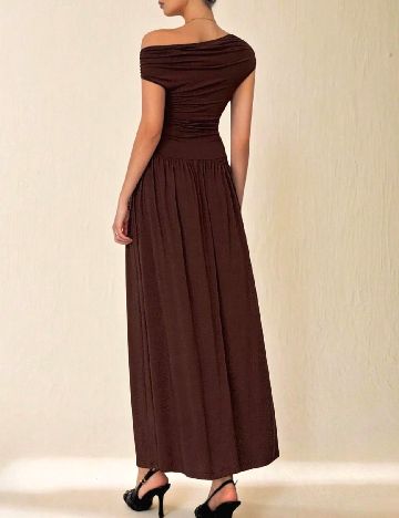 Rochie lunga SHEIN, maro