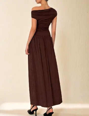 Rochie lunga SHEIN, maro