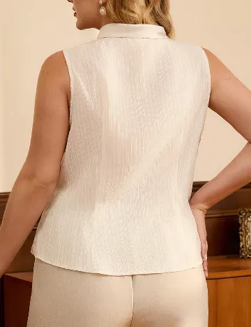 Camasa SHEIN CURVE, crem