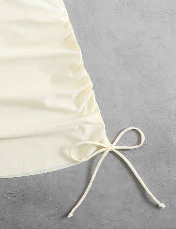 Fusta de plaja SHEIN, galben