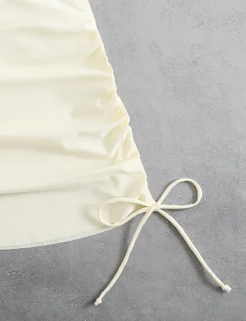 Fusta de plaja SHEIN, galben