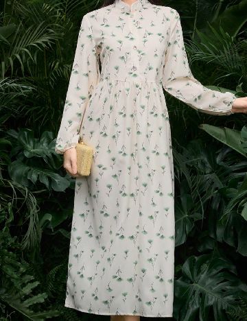 Rochie lunga SHEIN, crem