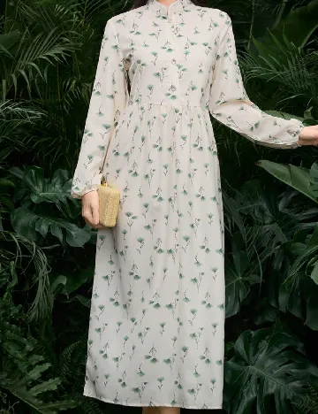 Rochie lunga SHEIN, crem