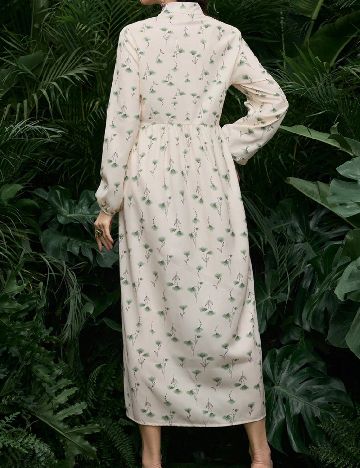 Rochie lunga SHEIN, crem