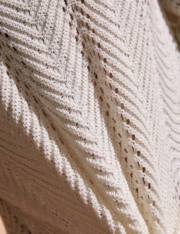 Compleu De Plaja SHEIN, alb