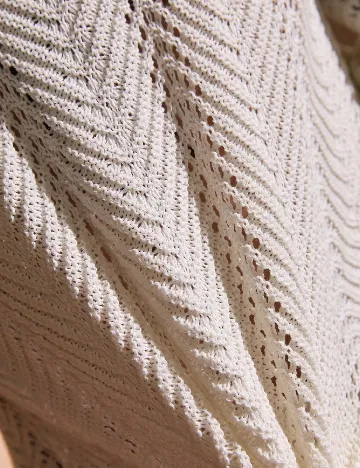 Compleu De Plaja SHEIN, alb