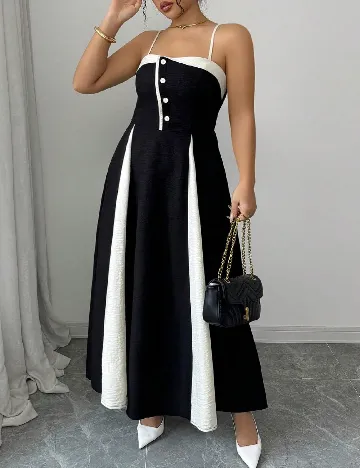 Rochie lunga SHEIN CURVE, negru