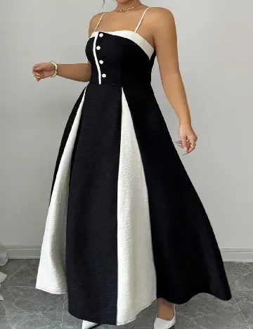 Rochie lunga SHEIN CURVE, negru