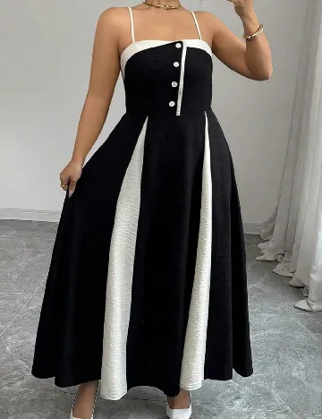 Rochie lunga SHEIN CURVE, negru