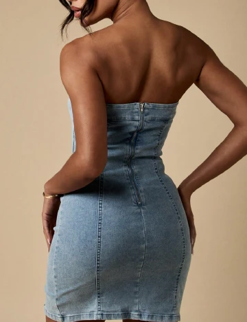 Rochie scurta SHEIN, albastru