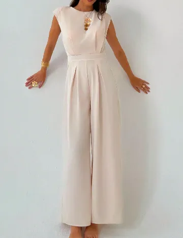 Salopeta SHEIN, crem