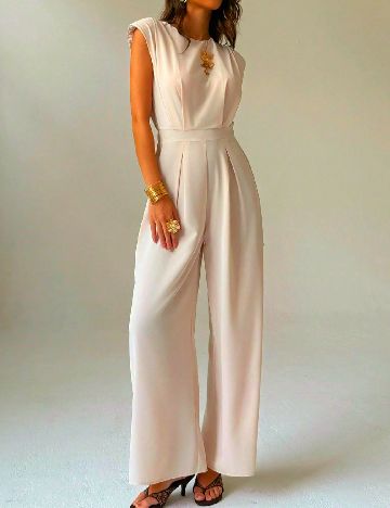 Salopeta SHEIN, crem