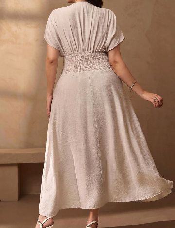 Rochie lunga SHEIN CURVE, crem