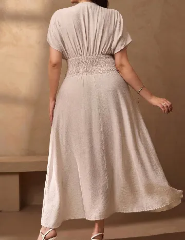 Rochie lunga SHEIN CURVE, crem