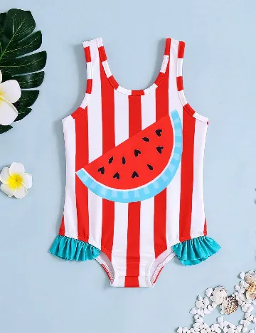 Costum de baie Shein Kids, mix culori