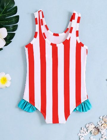 Costum de baie Shein Kids, mix culori