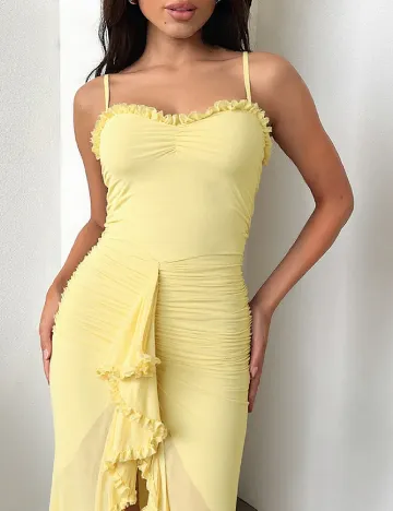 Rochie medie SHEIN, galben