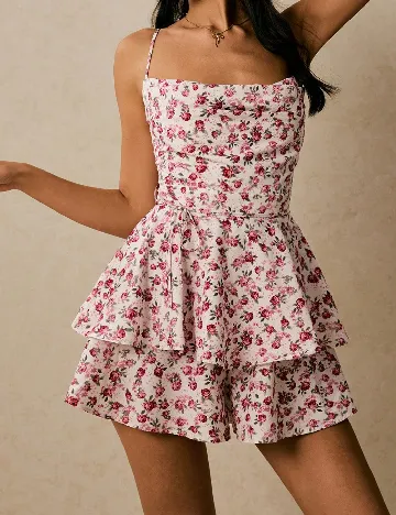 Salopeta SHEIN, floral print