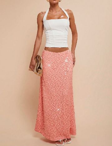 Fusta SHEIN, portocaliu