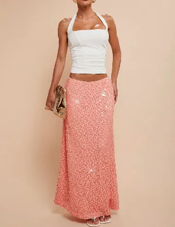 Fusta SHEIN, portocaliu