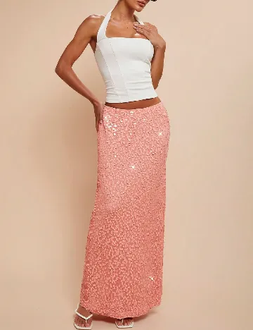 Fusta SHEIN, portocaliu