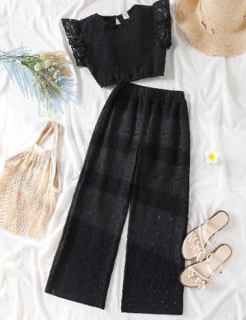 Compleu Shein Kids, negru