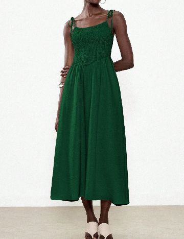 Rochie medie SHEIN, verde