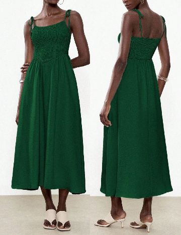 Rochie medie SHEIN, verde