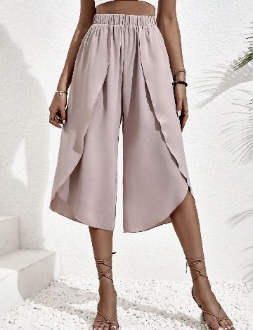 Pantaloni trei sferturi SHEIN, gri