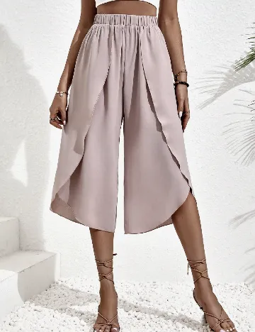 Pantaloni trei sferturi SHEIN, gri