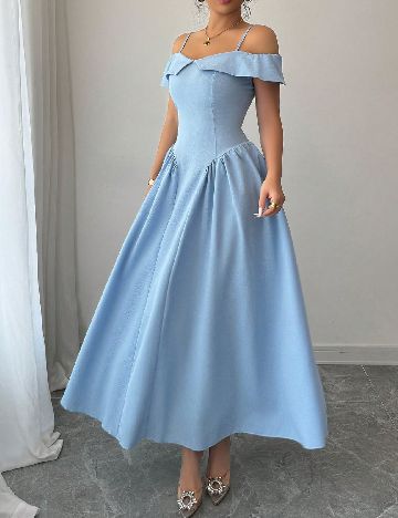 Rochie lunga SHEIN, albastru