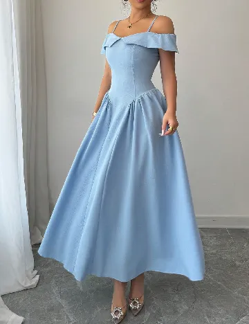 Rochie lunga SHEIN, albastru