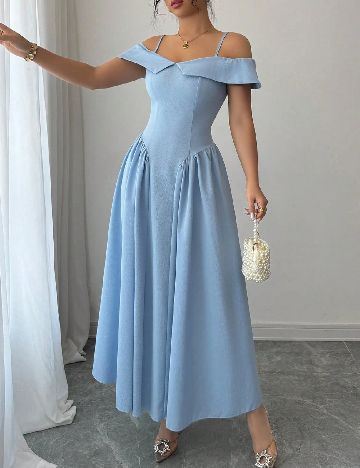 Rochie lunga SHEIN, albastru