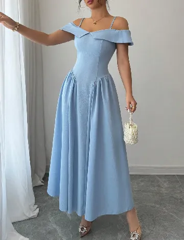 Rochie lunga SHEIN, albastru