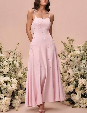 Rochie lunga SHEIN, roz