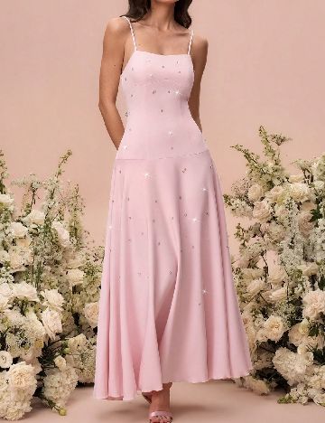 Rochie lunga SHEIN, roz