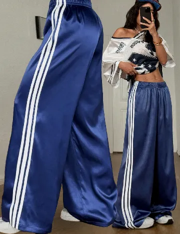 Pantaloni SHEIN, bleumarin