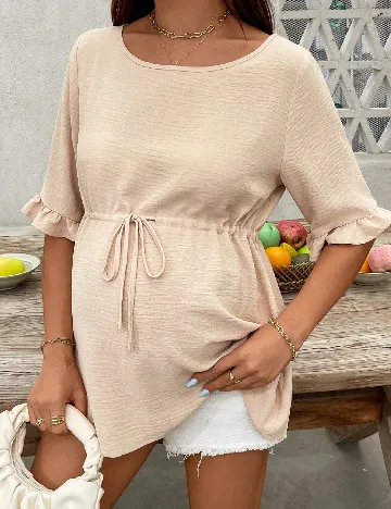 Bluza SHEIN Maternity, crem