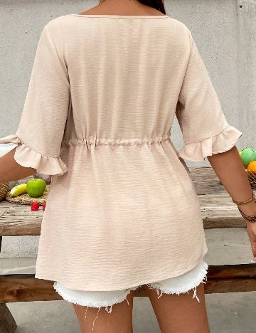 Bluza SHEIN Maternity, crem