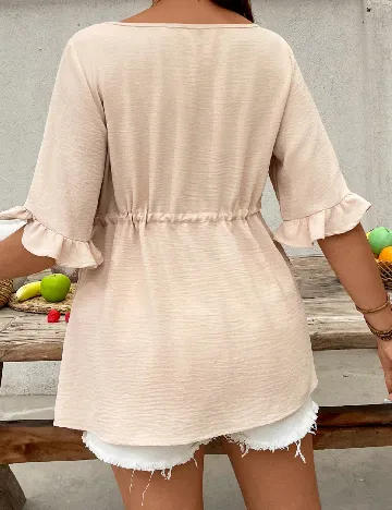 Bluza SHEIN Maternity, crem