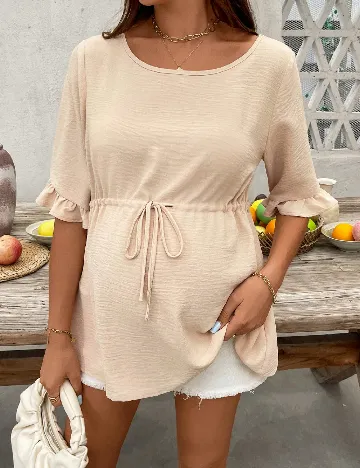 Bluza SHEIN Maternity, crem