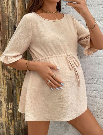 Bluza SHEIN Maternity, crem