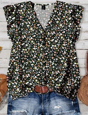 Bluza SHEIN CURVE, floral print