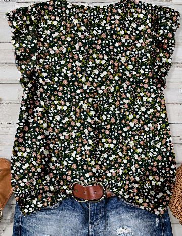 Bluza SHEIN CURVE, floral print