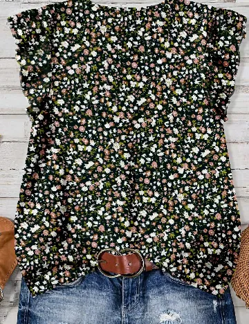 Bluza SHEIN CURVE, floral print