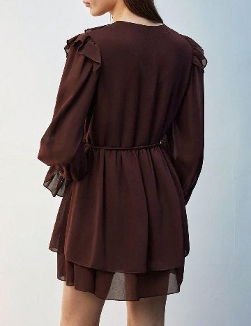 Rochie scurta SHEIN, maro